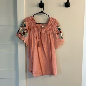 Light pink Davi & Dani blouse